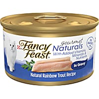 Fancy Feast Gourmet Naturals Rainbow Trout Recipe Gravy Wet Cat Food