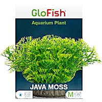 GloFish Java Moss Green Plant Fluorescent Under Blue LED Light Aquarium Decor
