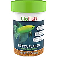 GloFish Betta Flakes Tropical Fish Food