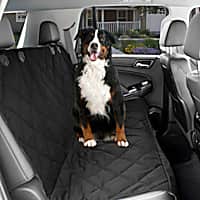 Kopeks Waterproof Non Slip Padded Quilted Protector with Seat Anchors and Head Straps Dog Car Black Seat Cover