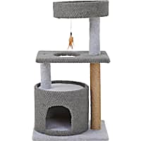 EveryYay Lookout Loft 4-Level Cat Tree with Hideaway for Large Cats