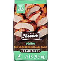 Merrick Grain Free Real Chicken & Sweet Potato Recipe Senior Dry Dog Food