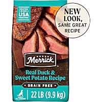 Merrick Grain Free Real Duck & Sweet Potato Recipe Dry Dog Food
