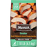 Merrick Grain Free Real Chicken & Sweet Potato Recipe Senior Dry Dog Food