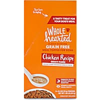 WholeHearted Grain-Free Chicken Recipe Gravy Puree Wet Dog Meal Topper