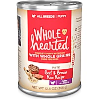 WholeHearted Beef & Brown Rice Recipe Puppy Pate Wet Food