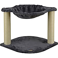 Go Pet Club Gray Cat Tree House with Sisal Scratching Post F104