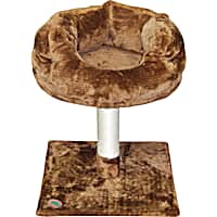 Go Pet Club Brown Cat Tree Perch with Sisal Scratching Post