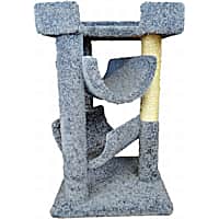 New Cat Condos 3 Level Premier Blue Cat Scratch & Lounge