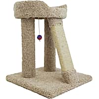 New Cat Condos 1 Level Premier Brown Elevated Cat Bed