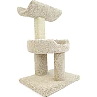 New Cat Condos 2 Level Premier Tan Window Perch for Cats