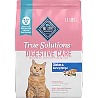 Blue Buffalo True Solutions Blissful Belly Digestive Care Chicken Natural Dry Food for Adult Cats
