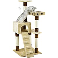 Go Pet Club IQ Busy Box Cat Condo with Sisal Covered Scratching Posts SF058