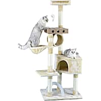 Go Pet Club IQ Busy Box Cat Condo with Sisal Covered Scratching Posts SF066