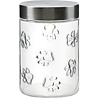Amici Home Maxwell Dog Glass Canister for Pets