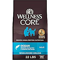 Wellness CORE Wholesome Grains High Protein Natural Ocean Whitefish & Herring Recipe Dry Dog Food