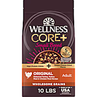 Wellness CORE+ High Protein Small Breed Original Turkey & Chicken with Freeze Dried Pieces Recipe Dry Dog Food
