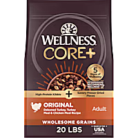 Wellness CORE+ High Protein Original Turkey & Chicken with Freeze Dried Pieces Recipe Dry Dog Food