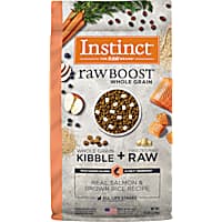 Instinct Raw Boost Whole Grain Real Salmon & Brown Rice Recipe Dry Dog Food with Freeze-Dried Raw Pieces