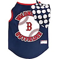 Pets First Boston Red Sox Tank Top With Bandana for Dogs