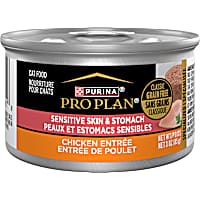 Purina Pro Plan SPECIALIZED Grain Free Sensitive Skin & Stomach Chicken Entree Pate Wet Cat Food