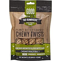 Good Lovin' Peanut Butter-Flavored Chewy Twists No-Rawhide Dog Chews