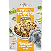 Applaws Taste Toppers Chicken Breast with Broccoli, Apple & Quinoa in Broth Wet Dog Food