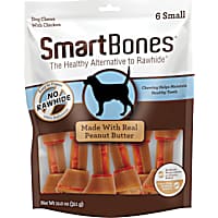 SmartBones Small Bones Chicken & Peanut Butter No-Rawhide Dog Chews