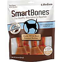 SmartBones Medium Bones Chicken & Peanut Butter No-Rawhide Dog Chews