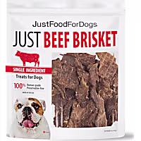 JustFoodforDogs Healthy Snack Beef Brisket Dog Treats