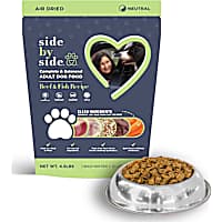 Side by Side Neutral Air Dried Beef & Fish Recipe Dry Dog Food