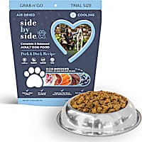 Side by Side Cooling Air Dried Grab N Go, Pork & Duck Recipe Dry Dog Food