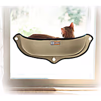 K&H EZ Mount Tan Window Bed Kitty Sill