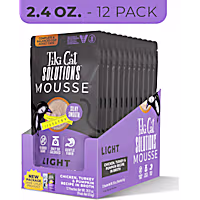 Tiki Cat Solutions Mousse, Light, Chicken, Turkey & Pumpkin Recipe in Broth Cat Food