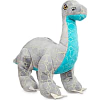 Leaps & Bounds Ruffest & Tuffest Brontosaurus Tough Plush Dog Toy with Kevlar Stitching