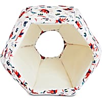 EveryYay Essentials Snooze Fest Ivory Floral Bubble Cave Cat Bed