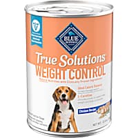 Blue Buffalo True Solutions Healthy Weight, Weight Control Formula Chicken Adult Wet Dog Food