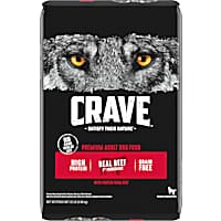 Crave Grain Free High Protein Real Beef Premium Adult Dry Dog Food