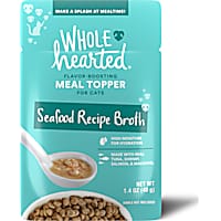 WholeHearted Seafood Recipe Broth Flavor-Boosting Wet Cat Meal Topper