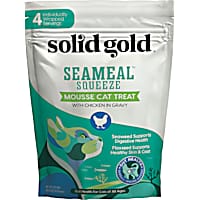 Solid Gold Seameal Squeeze with Chicken in Gravy Mousse Cat Treat