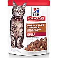 Hill's Science Diet Turkey & Liver Adult Wet Cat Food
