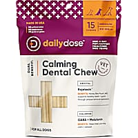 dailydose Dual Benefit Dental + Calming Chews for Medium Dogs