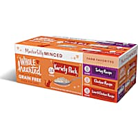WholeHearted Adult Grain-Free Farm Favorites Minced in Gravy Wet Cat Food Variety Pack
