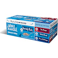 WholeHearted Grain-Free Tastes of the Sea Minced in Gravy Wet Cat Food Variety Pack