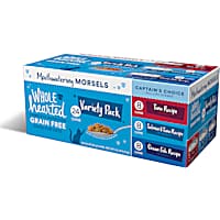 WholeHearted All Life Stages Grain-Free Captain's Choice Morsels in Gravy Wet Cat Food Variety Pack