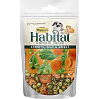 Higgins Habitat Natural Snack Carrots, Peas & Greens Treats for Rabbit