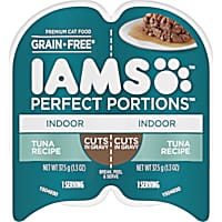 Iams Perfect Portions Grain Free Tuna Recipe Cuts in Gravy Adult Indoor Wet Cat Food