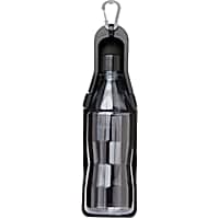 EveryYay Wet Your Whistle Black Plastic Water Dispenser for Dogs
