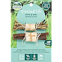 Oxbow Enriched Life Stix & Hay Small Animal Chew Toy