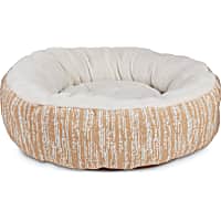 EveryYay Essentials Snooze Fest Tan Cuddler Dog Bed